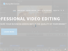 Tablet Screenshot of blazingwebservices.com